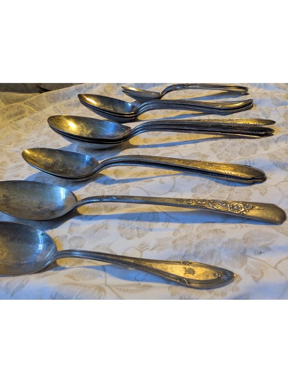 Vintage Reed & Barton etc Silverplate Spoons lot  - Assorted Sizes and Patterns